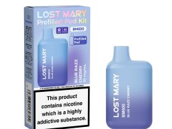 Lost Mary BM600 Pre Filled Pod Kit [Blue Razz Cherry 20mg]