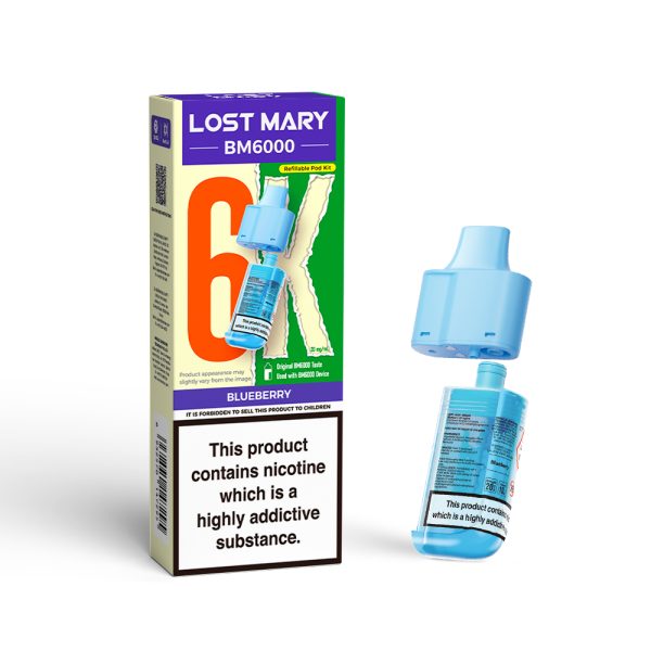 Lost Mary BM6000 Pod & Refill - Blueberry [20mg]
