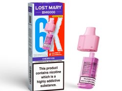 Lost Mary BM6000 Pod & Refill - Cherry Ice [20mg]