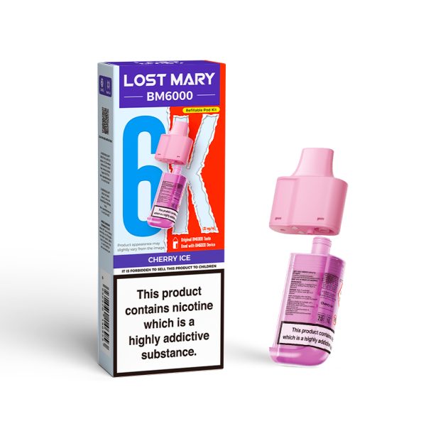 Lost Mary BM6000 Pod & Refill - Cherry Ice [20mg]