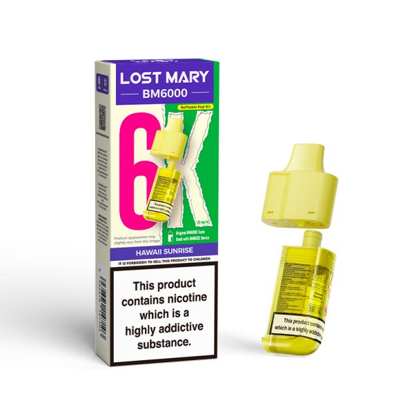 Lost Mary BM6000 Pod & Refill - Hawaii Sunrise [20mg]