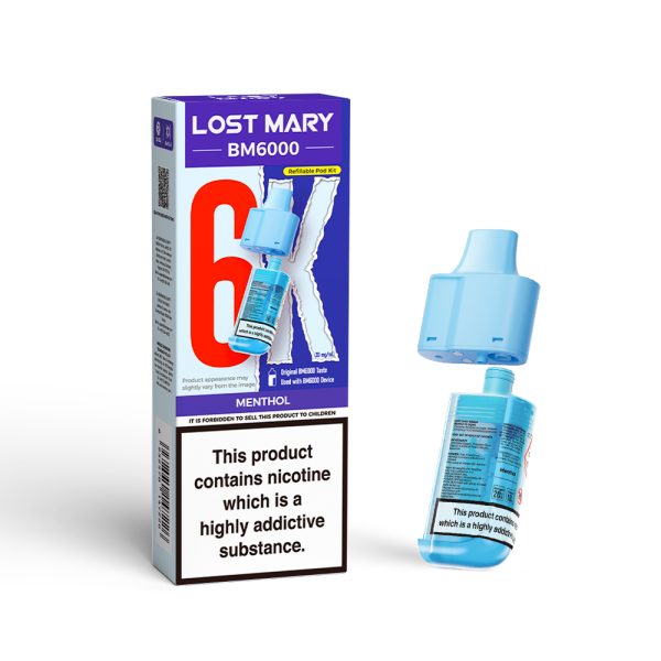 Lost Mary BM6000 Pod & Refill - Menthol [20mg]