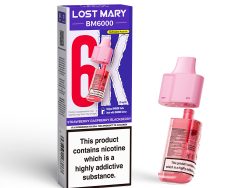Lost Mary BM6000 Pod & Refill - Strawberry Raspberry Blackberry [20mg]