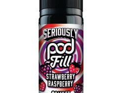 Doozy Vape - Seriously Pod Fill - 100ml [Strawberry Raspberry]