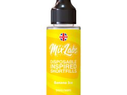 Mix Labs - 100ml Shortfill [Banana Ice]