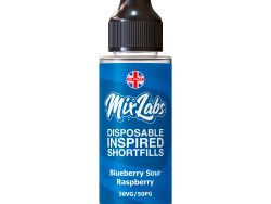 Mix Labs - 100ml Shortfill [Blueberry Sour Raspberry]