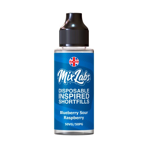 Mix Labs - 100ml Shortfill [Blueberry Sour Raspberry]