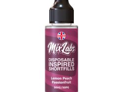 Mix Labs - 100ml Shortfill [Lemon Peach Passionfruit]