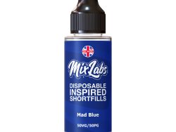Mix Labs - 100ml Shortfill [Mad Blue]