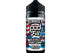 Doozy Vape - Seriously Pod Fill 3 - 100ml [Blue Razz Cherry Gummy]