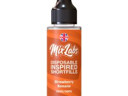 Mix Labs - 100ml Shortfill - Strawberry Banana