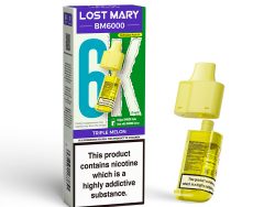 Lost Mary BM6000 Pod & Refill - Triple Melon [20mg]