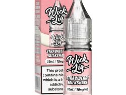 Wick Liq Bar Juice - Nic Salt - Strawberry Milkshake [10MG]