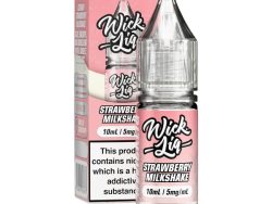 Wick Liq Bar Juice - Nic Salt - Strawberry Milkshake [5MG]
