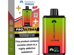 Hayati Pro Ultra+ 25000 - Pod Kit Watermelon B' Gum / Strawberry B' Gum]