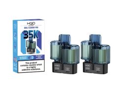 HQD Air Glow Air 35K - Dual Flavour Pod - 2 Pack [Blueberry Raspberry & Blueberry Sour Raspberry]