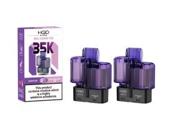 HQD Air Glow Air 35K - Dual Flavour Pod - 2 Pack [Grape GB & Strawberry GB]