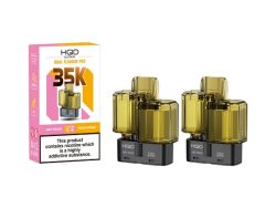 HQD Air Glow Air 35K - Dual Flavour Pod - 2 Pack [Juicy Peach & Peach Mango]