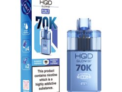 HQD Air Glow Air 70K 4-in-1 - Pod Kit [Blueberry Raspberry & Blueberry Sour Raspberry]